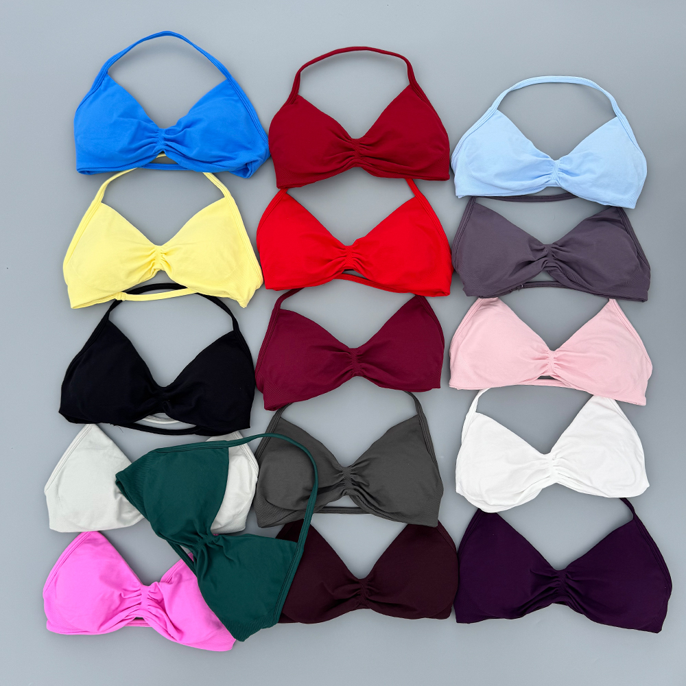 Sports Bra High Impact - AURA IMPACT Strappy Bra Gym Top