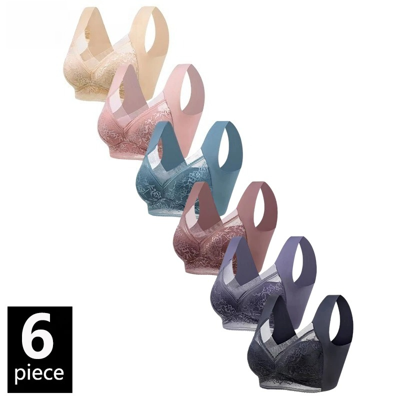 6PCS Women Wireless Push Up Br – Seamless Underwear Women Bewertung und Preis
