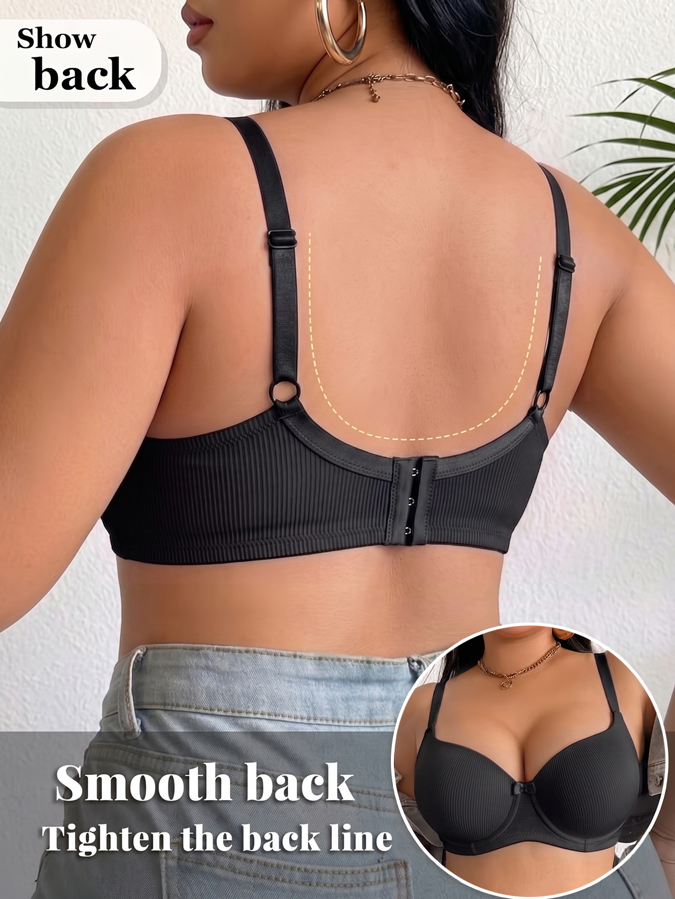 Plus Size Women Bra Thin Cup U – Push Up Bra Padded Bewertung und Preis
