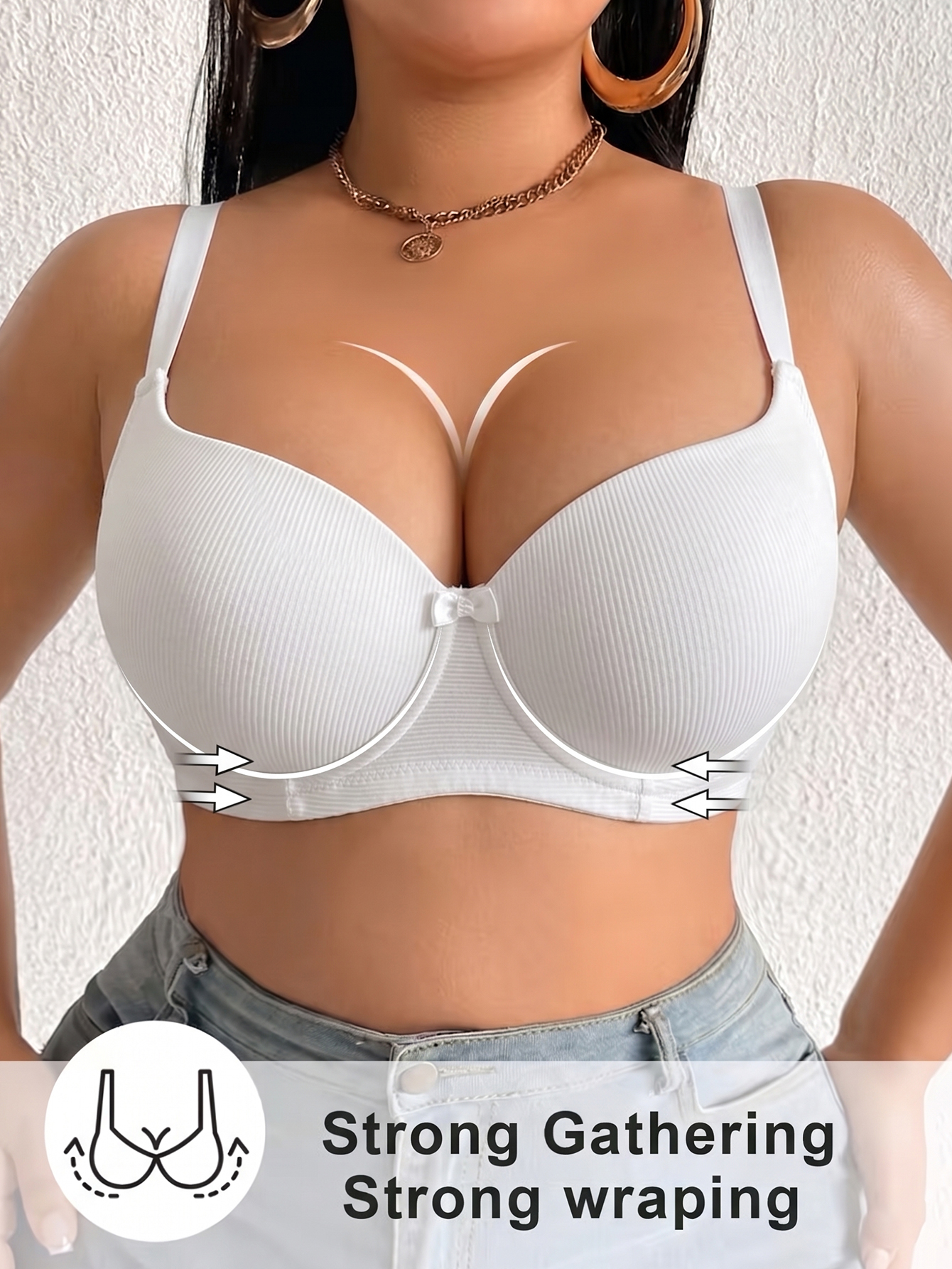 Plus Size Women Bra Thin Cup U – Push Up Bra Padded Bewertung und Preis