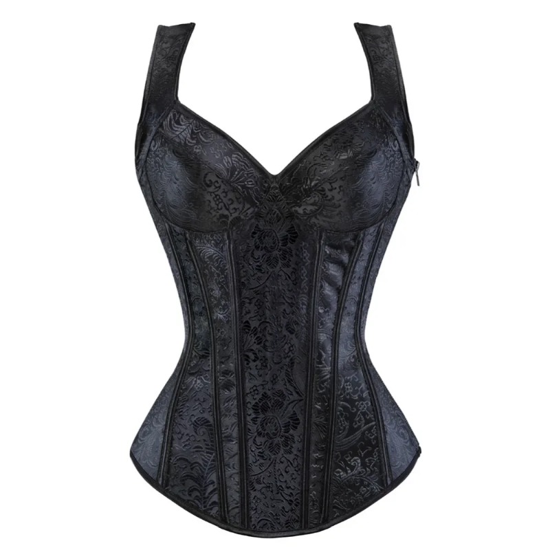 Women Floral Print Corset Top  – Shapewear Bodysuit Firm Bewertung und Preis