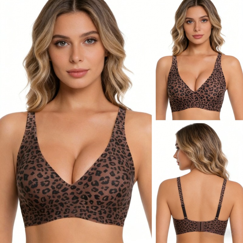 Leopard Print Wireless Jelly S – Seamless Underwear Women Bewertung und Preis