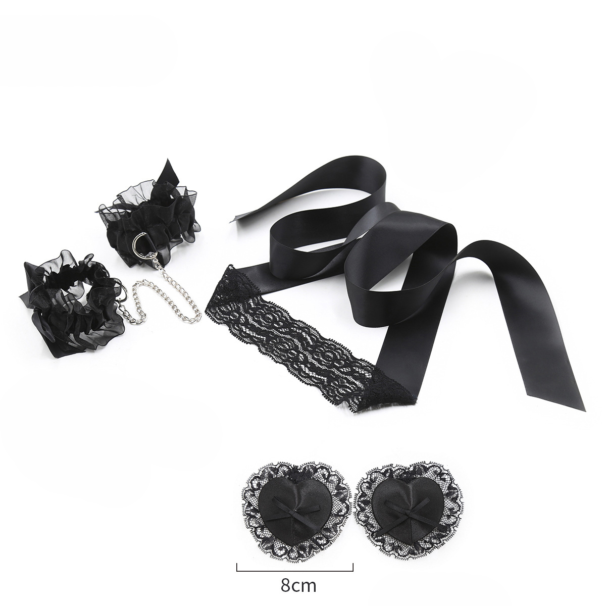 Lace Sex Toy Set Adult Handcuf – Nipple Cover Pasties Bewertung und Preis