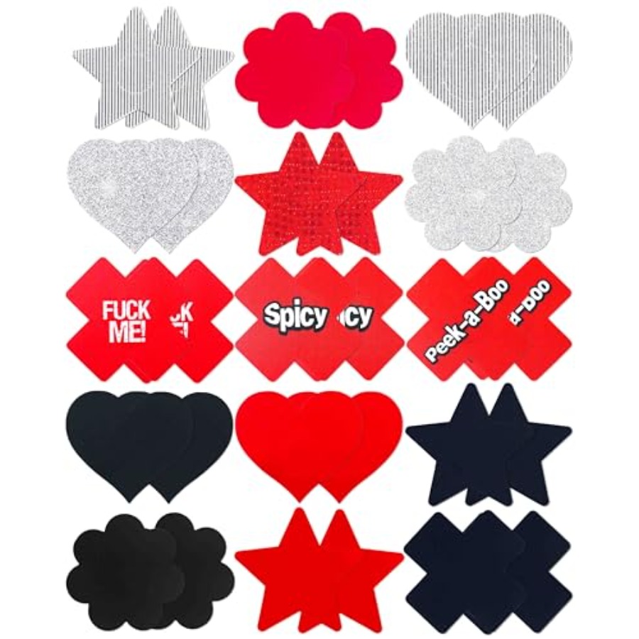 15 Pairs Nipple Pasties Rave N – Nipple Cover Pasties Bewertung und Preis