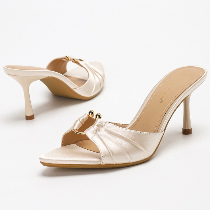 Pleated Metal Ring Satin Elega – Slip Dress Satin Bewertung und Preis