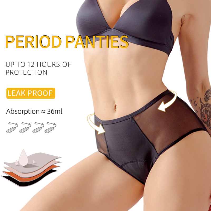 Drop shipping Women's High-wai – Period Panty Absorbent Bewertung und Preis