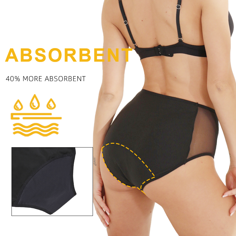 Drop shipping Women's High-wai – Period Panty Absorbent Bewertung und Preis