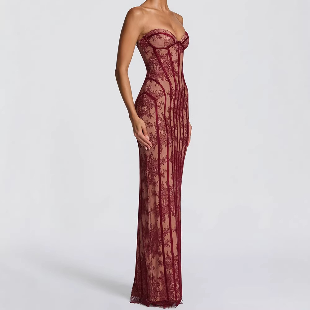 Strapless Bodycon Maxi Dress f – Strapless Bra Backless Bewertung und Preis
