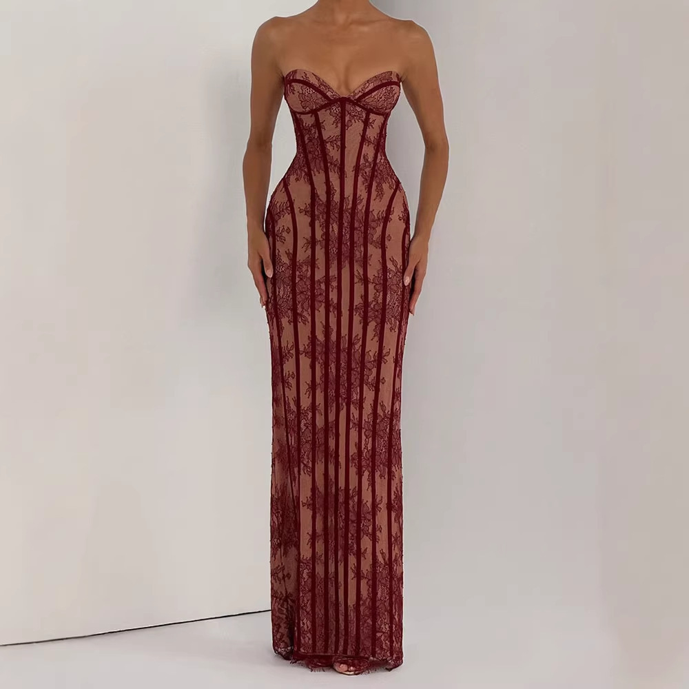 Strapless Bodycon Maxi Dress f – Strapless Bra Backless Bewertung und Preis