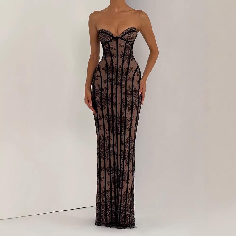 Strapless Bodycon Maxi Dress f – Strapless Bra Backless Bewertung und Preis